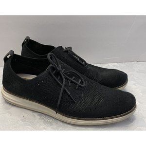 Cole Haan Men’s Size‎ 12M Original Grand Stitchlite Wingtip Oxford Shoe Black
